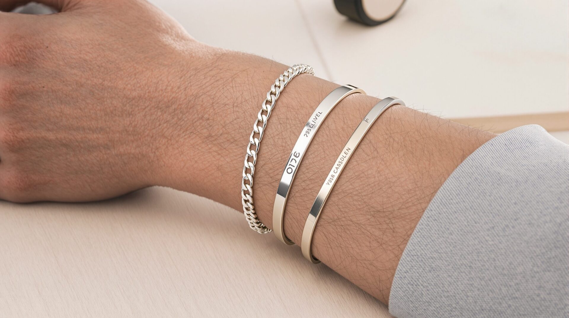 bracelet homme argent 925
