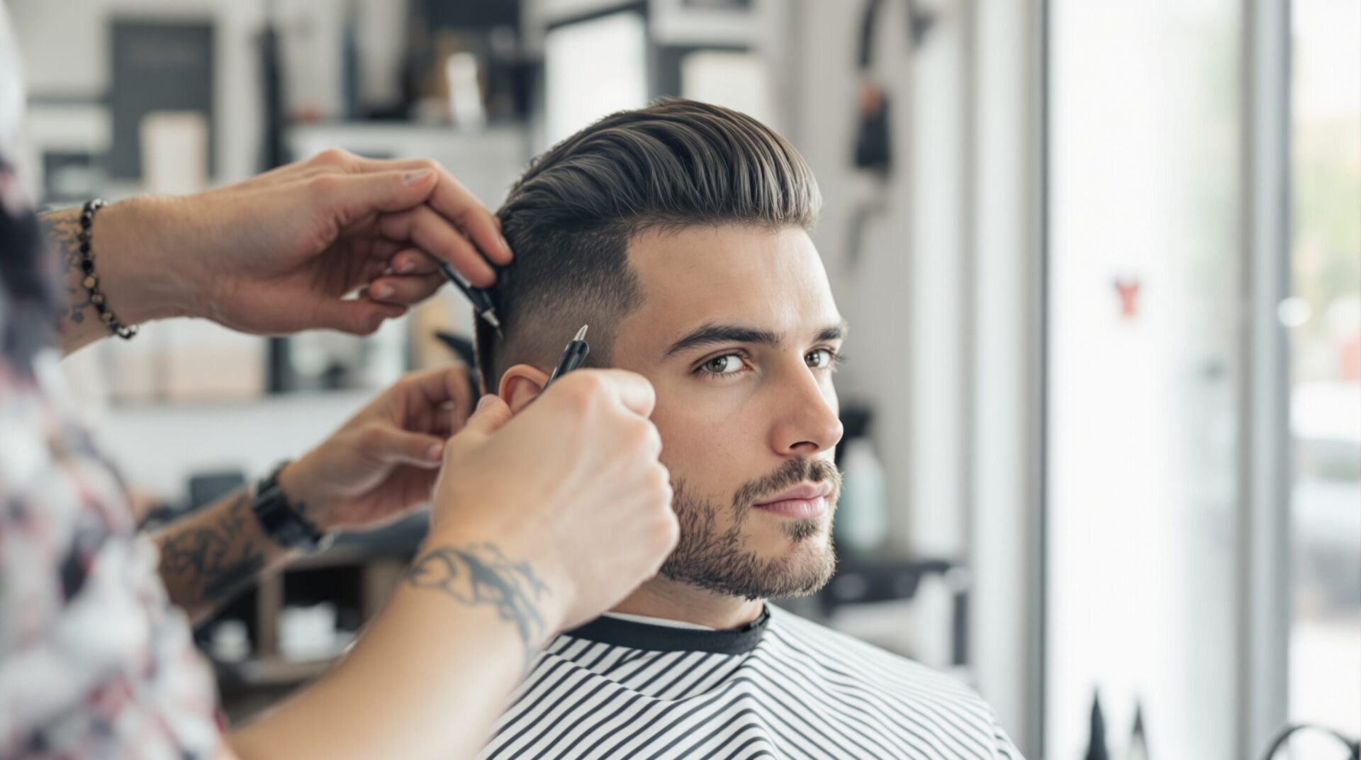 coupe de cheveux en avant homme
