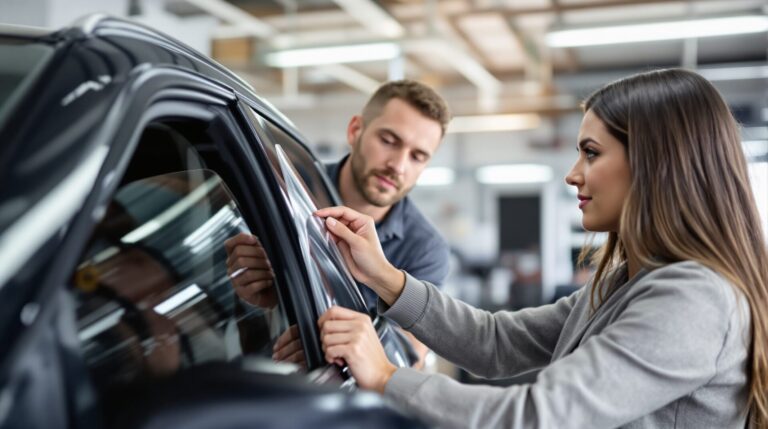 personnalisation des vitres de voiture