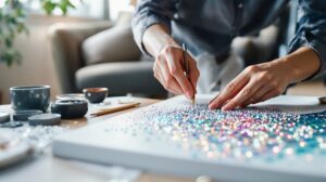 Broderie diamant : les 7 astuces pour réussir un tableau original