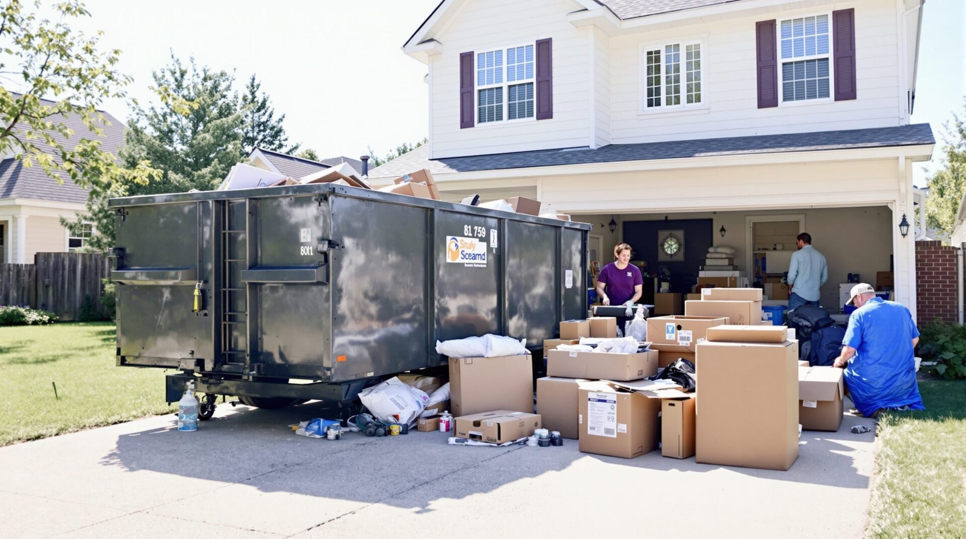 prix location benne pour vider maison