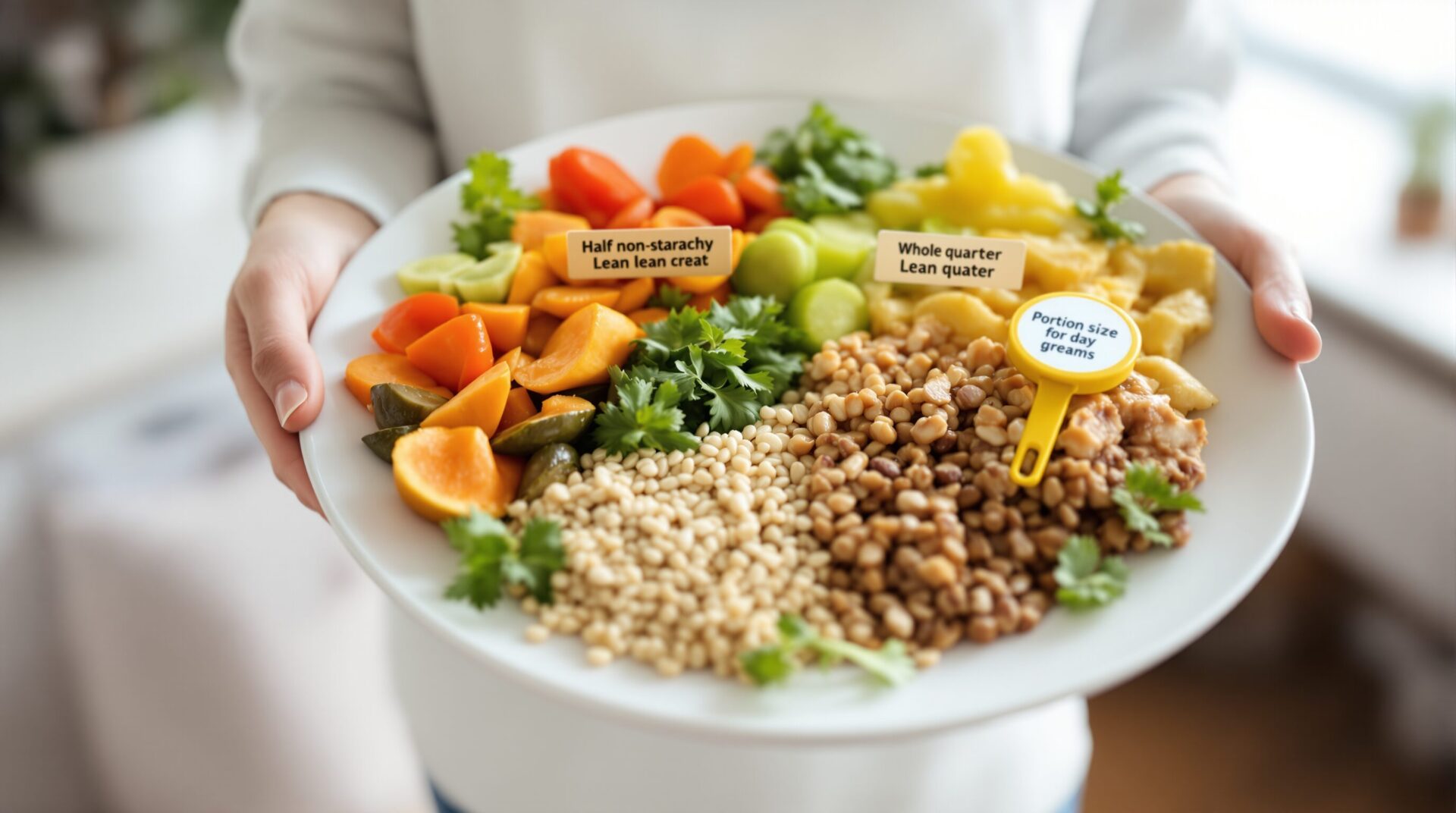 Assiette régime alimentaire : la composition idéale pour maigrir, comment faire ?