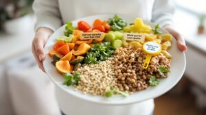 Assiette régime alimentaire : la composition idéale pour maigrir, comment faire ?