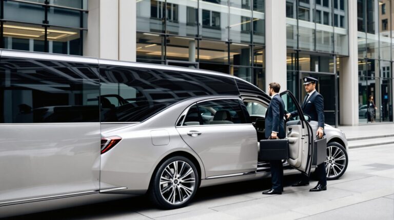 voiture de luxe avec chauffeur