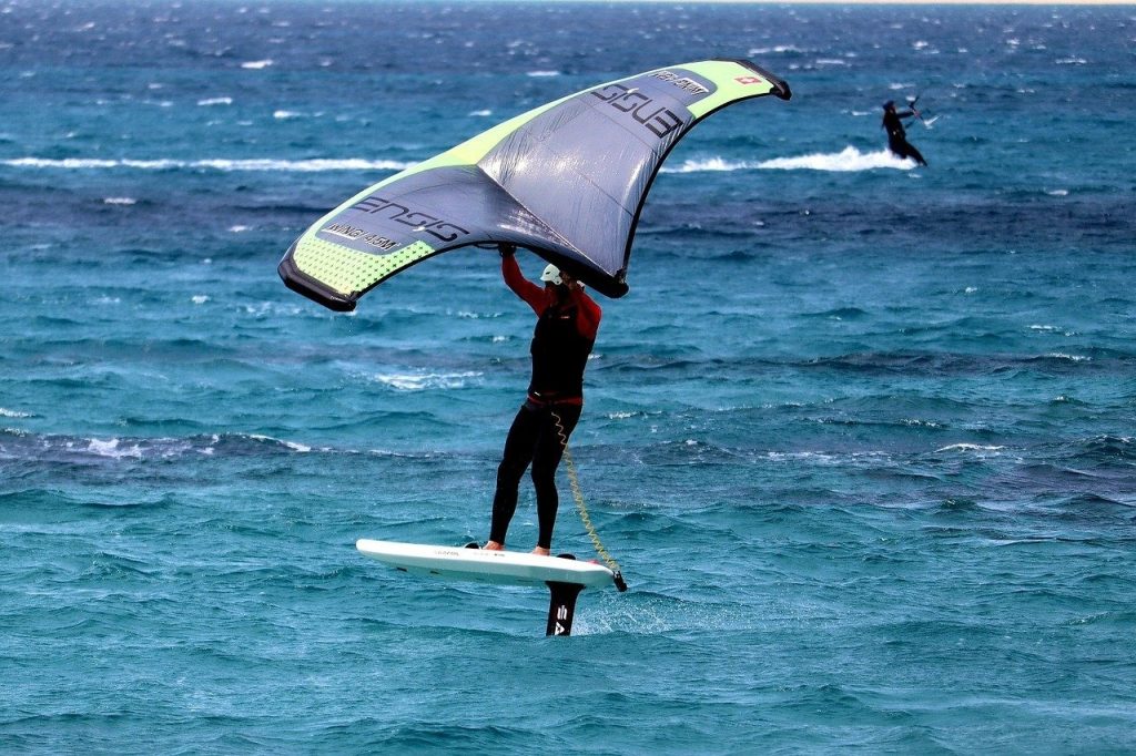 Wingfoil : un sport nautique très en vogue