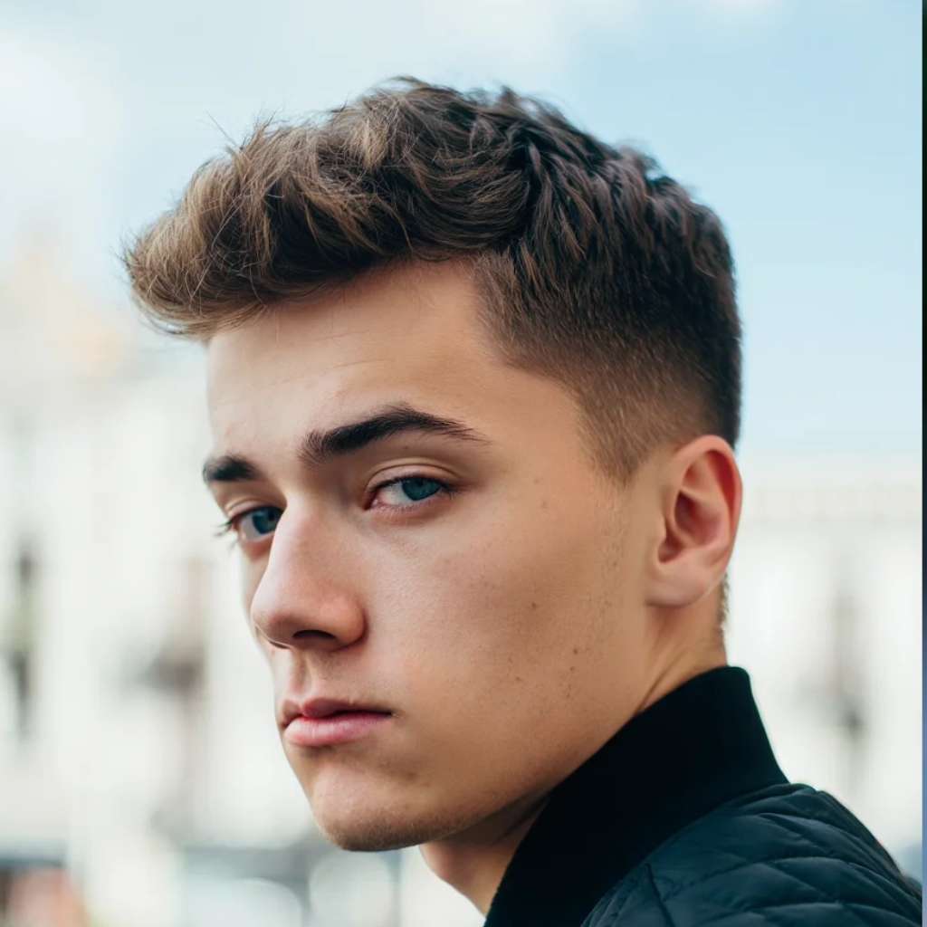 coupe casquette dégradé