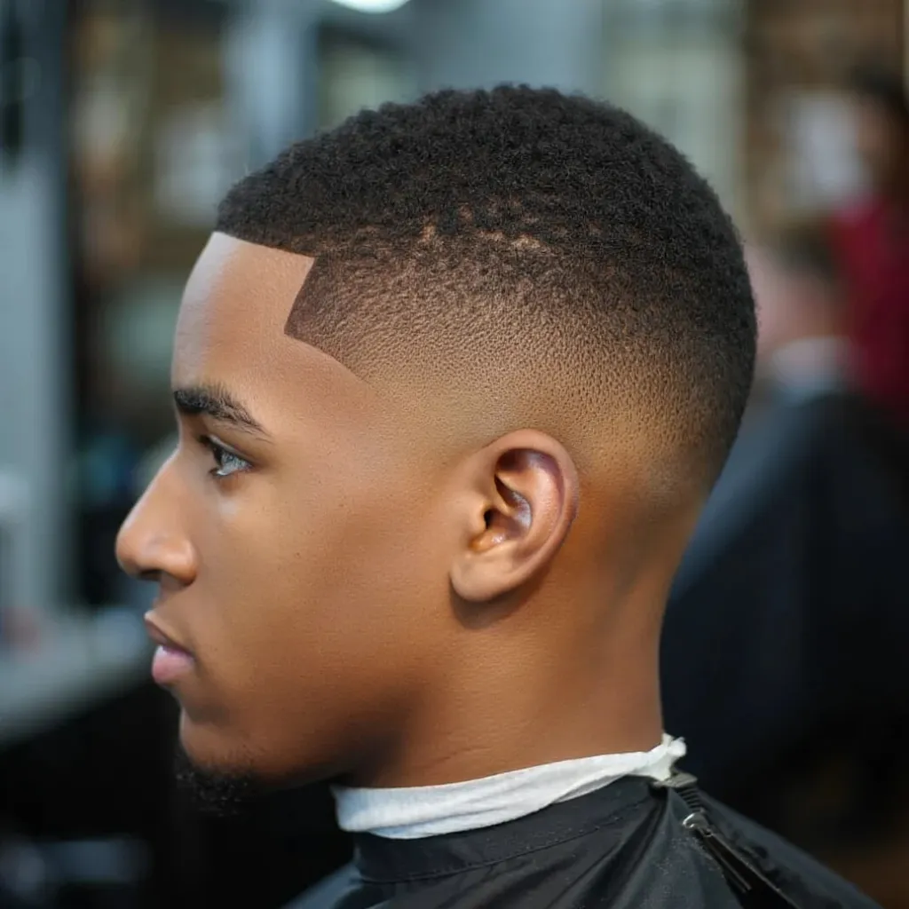 taper bas cheveux bouclés