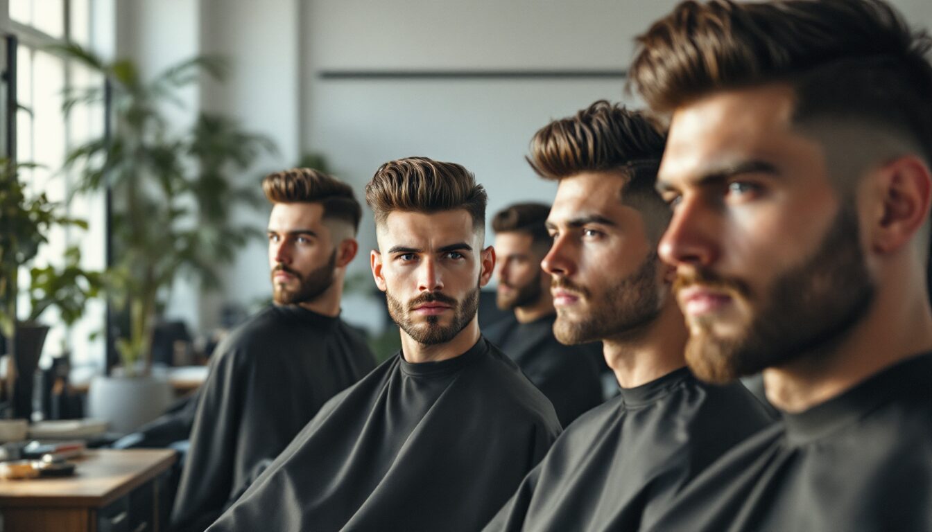 coupe de cheveux en avant homme