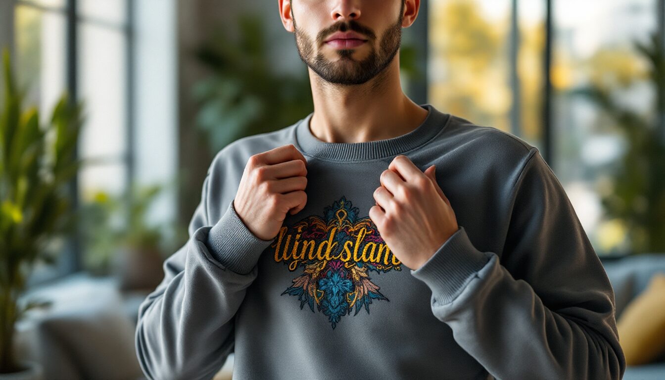 sweat broderie personnalisée