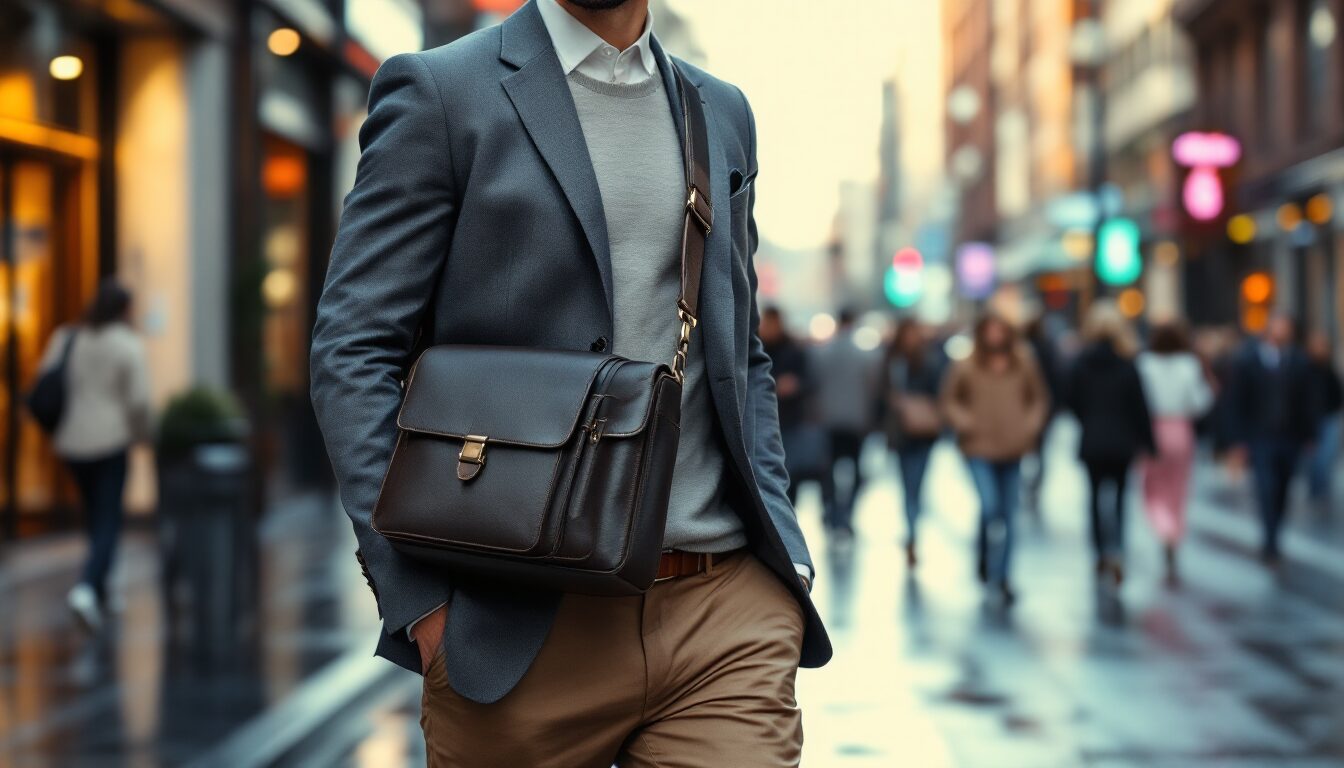 sac bandoulière homme