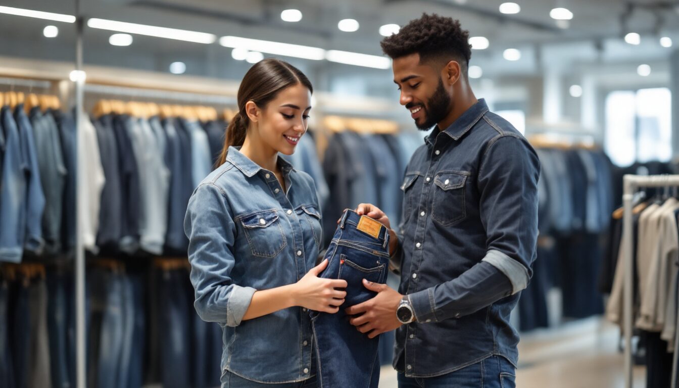 taille américaine jean levis