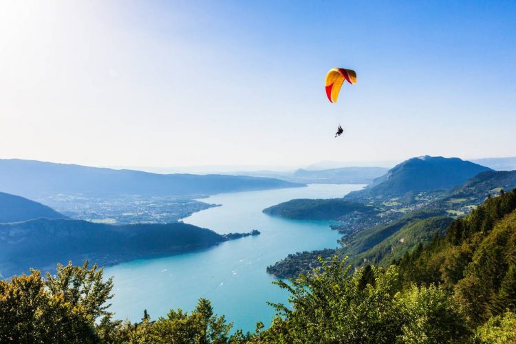 Baptême de parapente en Haute-Savoie