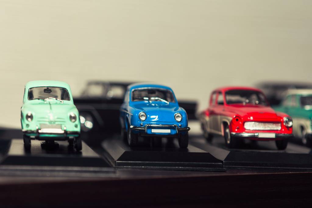 collection de voitures miniatures
