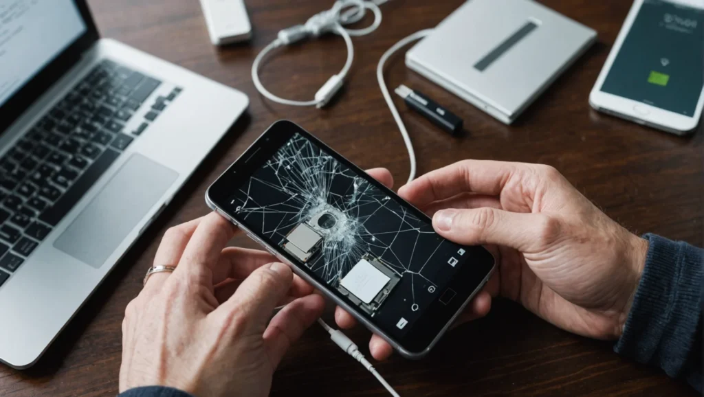 Comment récupérer les photos d’un téléphone cassé