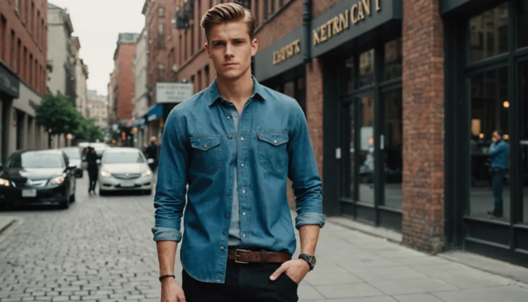 comment porter la chemise en jean