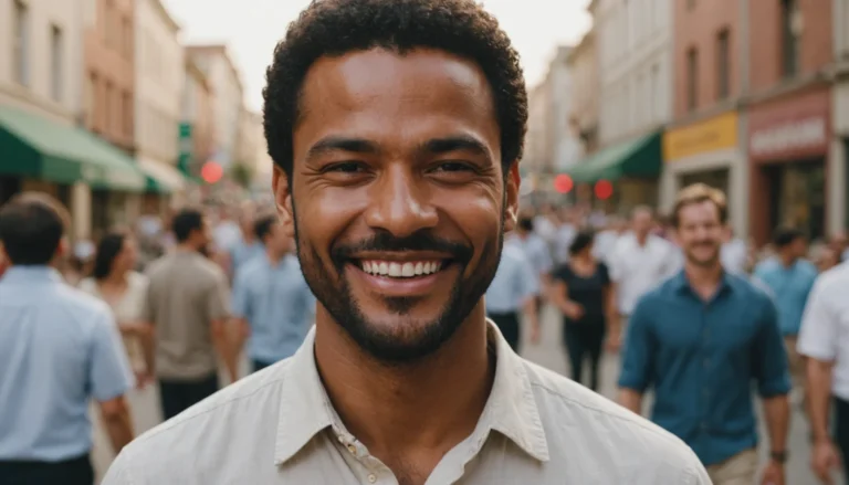 dentition parfaite homme