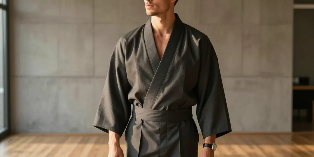 Comment porter une veste kimono homme avec style : guide moderne