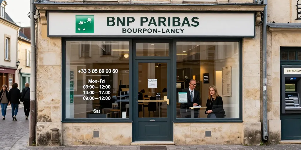 BNP Bourbon Lancy : le numéro, les horaires et l’adresse de l’agence ?