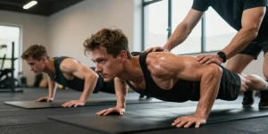 Exercice pompes pectoraux : le protocole progressif pour gagner en puissance
