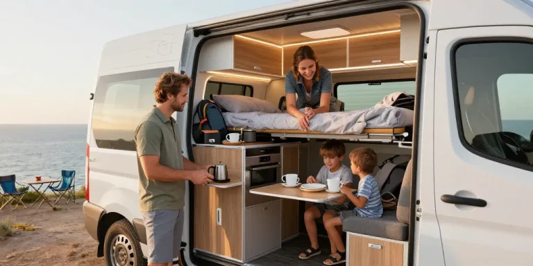 quel fourgon aménagé pour 4 personnes