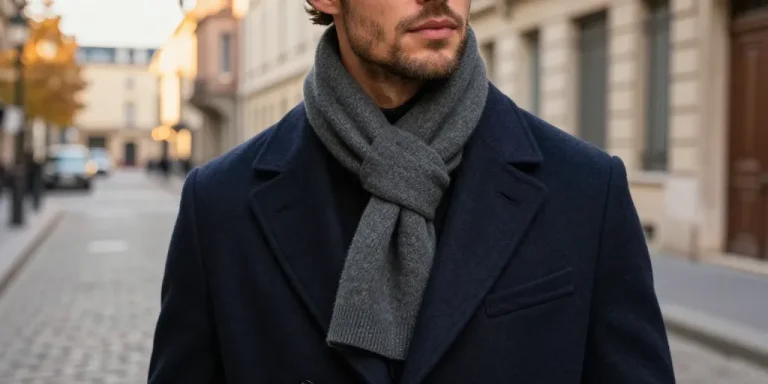 mettre echarpe homme