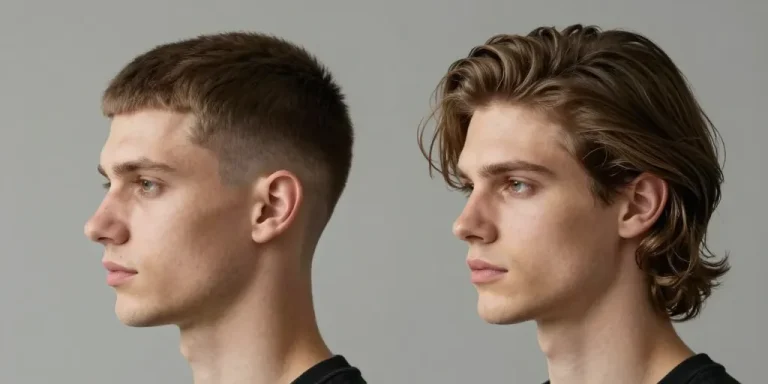 homme cheveux court ou long