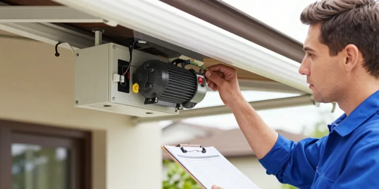 remonter un store banne électrique en panne