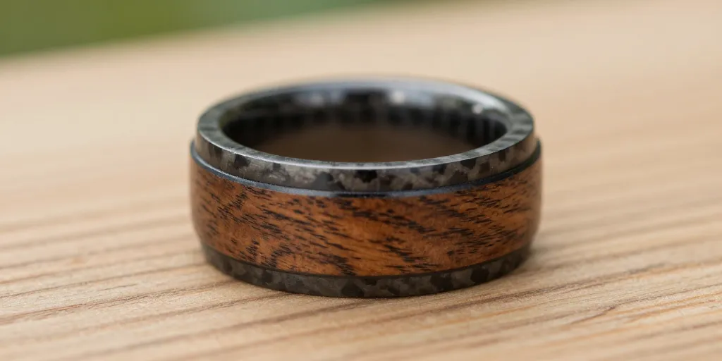 Une bague pour homme en bois et carbone : guide complet pour bien choisir