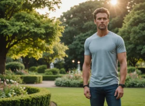 homme un peu musclé